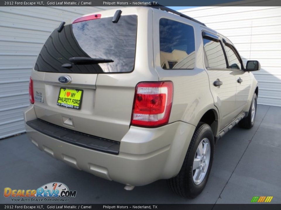 2012 Ford Escape XLT Gold Leaf Metallic / Camel Photo #4