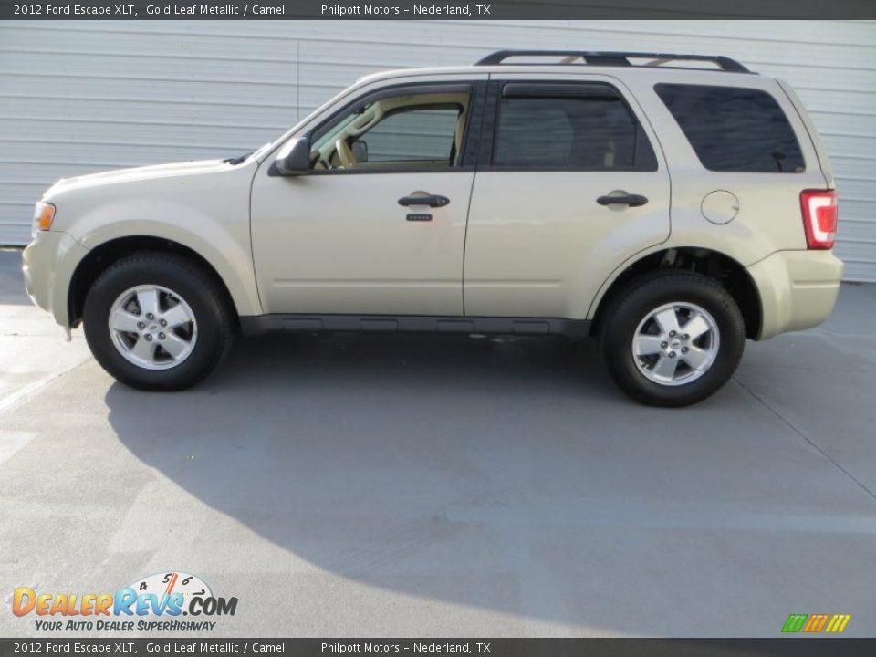 2012 Ford Escape XLT Gold Leaf Metallic / Camel Photo #6