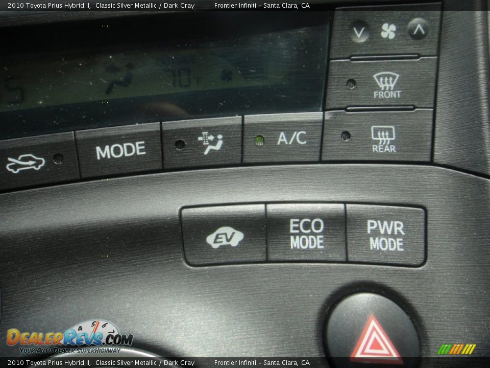 2010 Toyota Prius Hybrid II Classic Silver Metallic / Dark Gray Photo #28