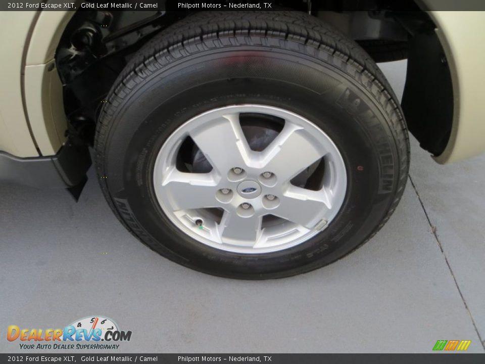 2012 Ford Escape XLT Gold Leaf Metallic / Camel Photo #12