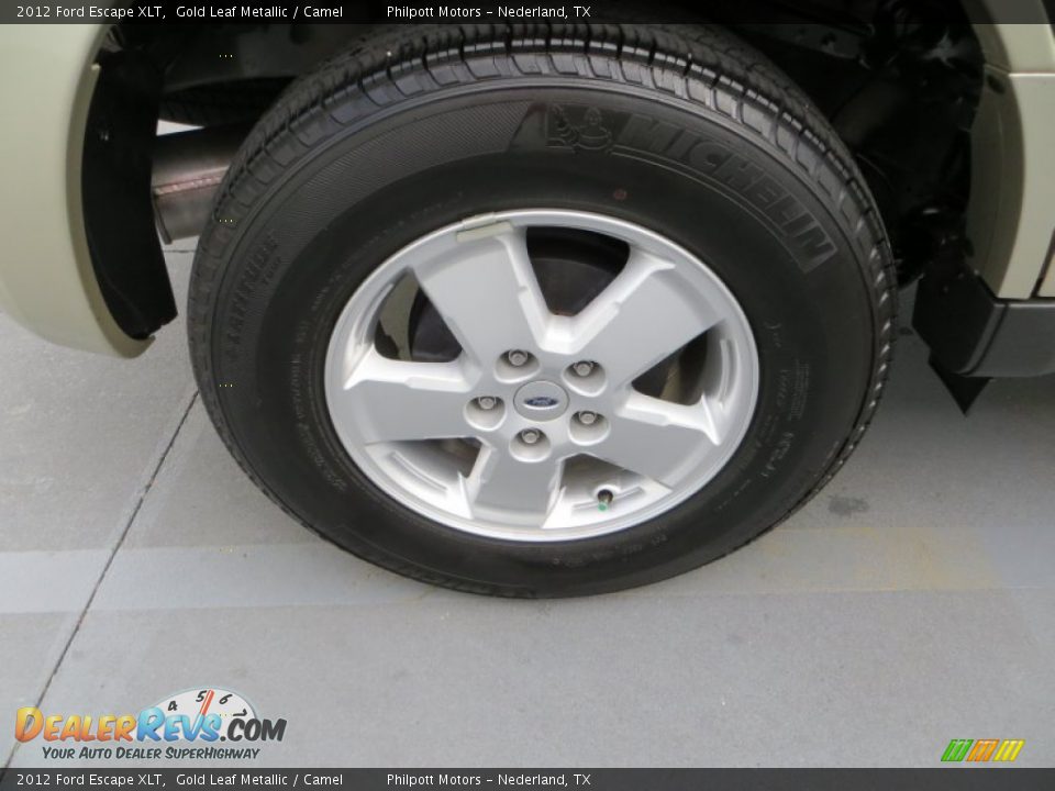 2012 Ford Escape XLT Gold Leaf Metallic / Camel Photo #13