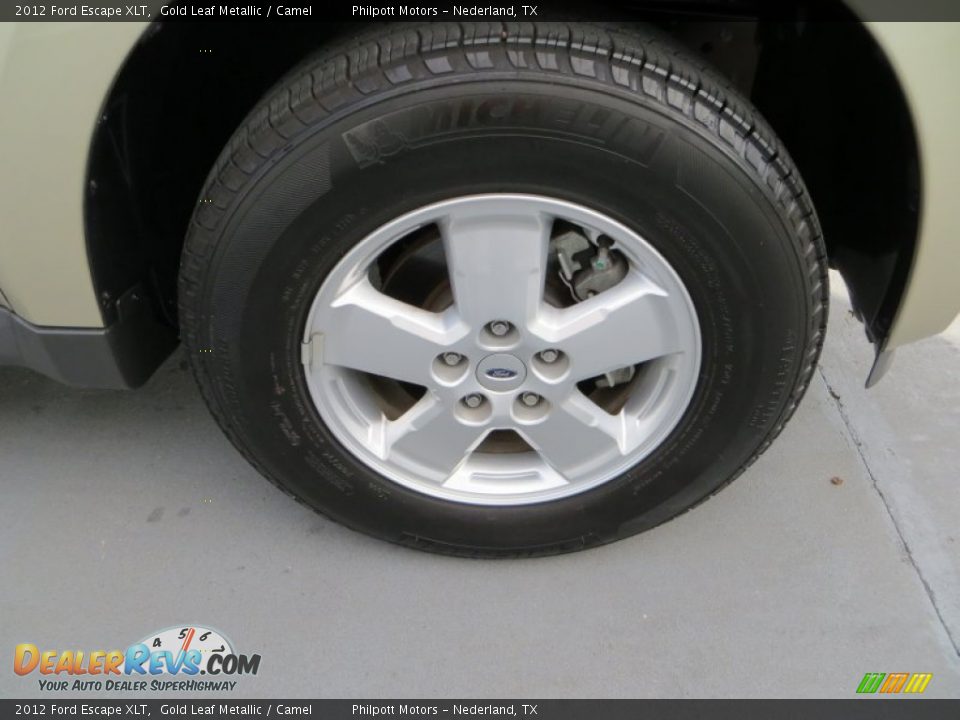 2012 Ford Escape XLT Gold Leaf Metallic / Camel Photo #14