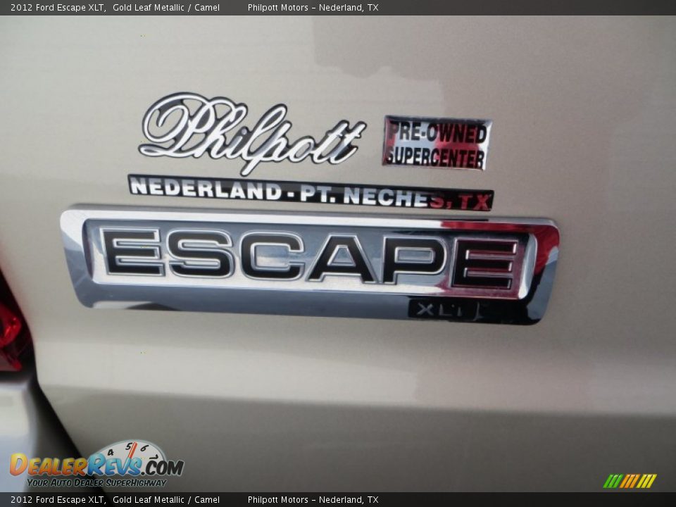 2012 Ford Escape XLT Gold Leaf Metallic / Camel Photo #17
