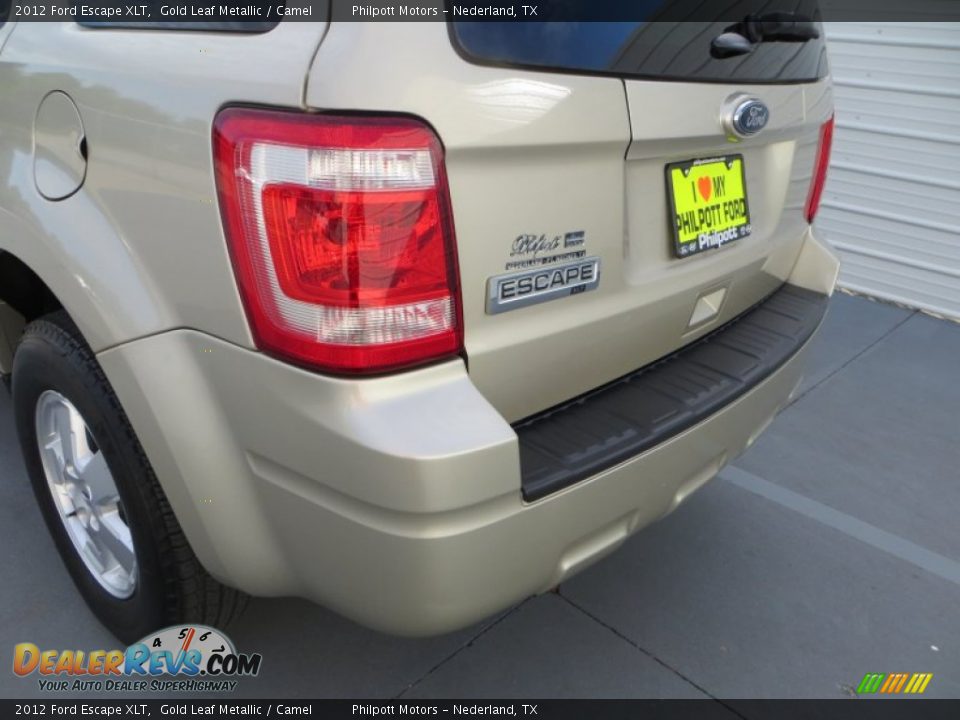2012 Ford Escape XLT Gold Leaf Metallic / Camel Photo #18