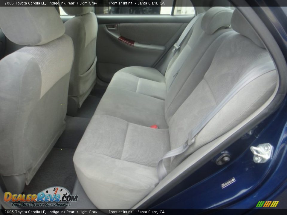 2005 Toyota Corolla LE Indigo Ink Pearl / Light Gray Photo #11