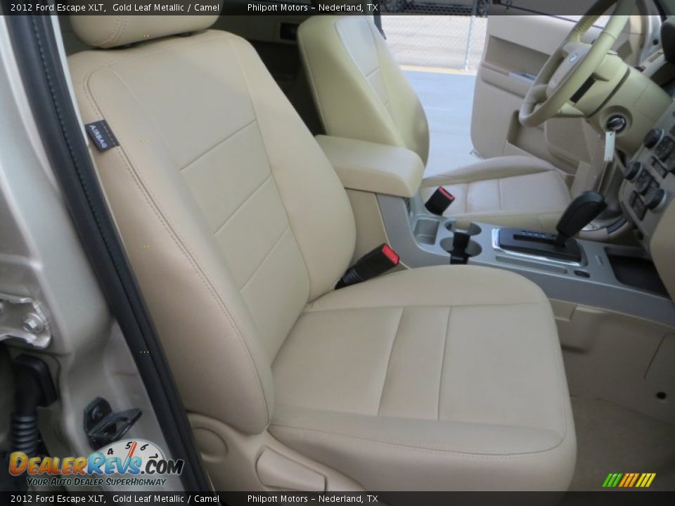 2012 Ford Escape XLT Gold Leaf Metallic / Camel Photo #22