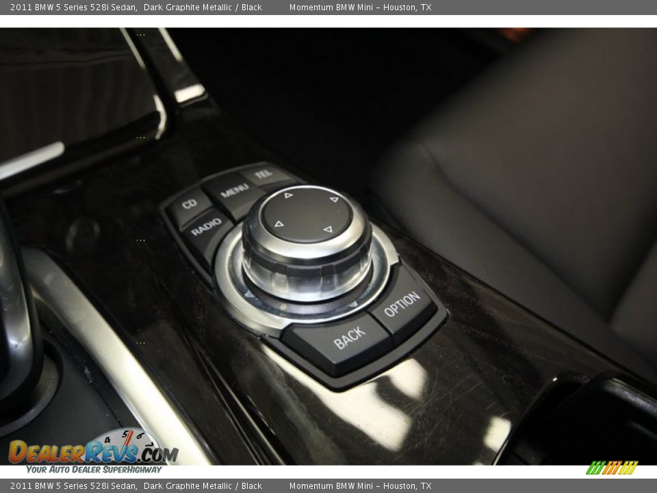 2011 BMW 5 Series 528i Sedan Dark Graphite Metallic / Black Photo #23
