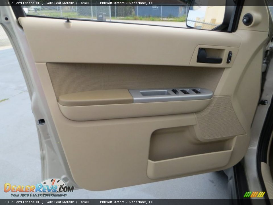 2012 Ford Escape XLT Gold Leaf Metallic / Camel Photo #28