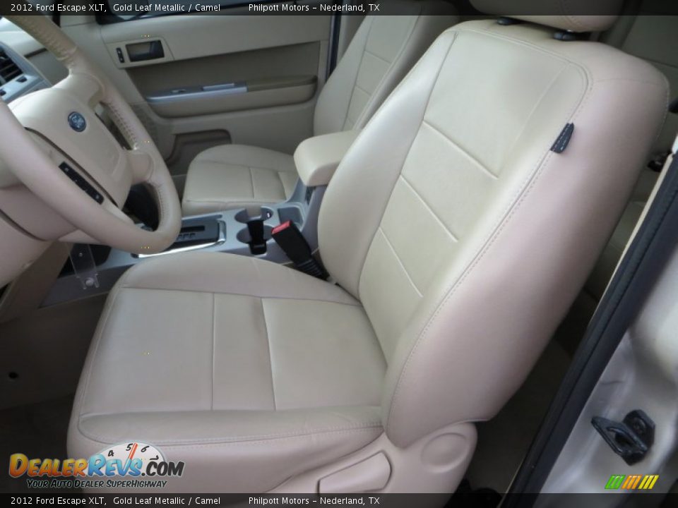 Camel Interior - 2012 Ford Escape XLT Photo #30