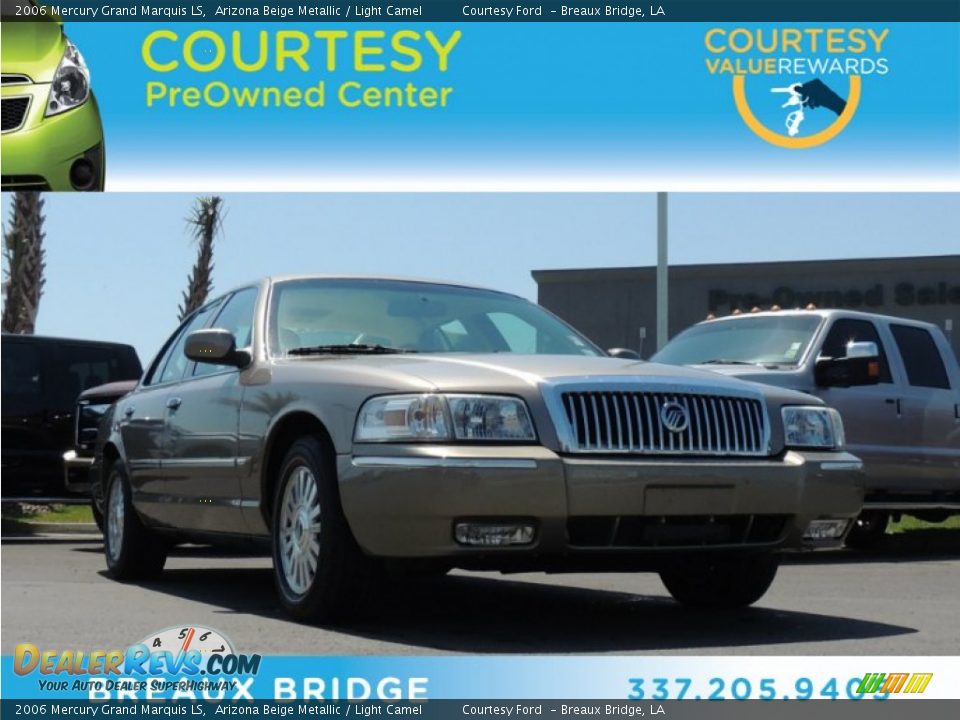 2006 Mercury Grand Marquis LS Arizona Beige Metallic / Light Camel Photo #1