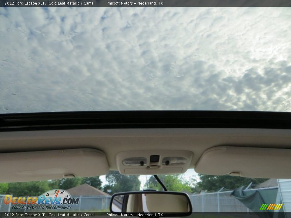 2012 Ford Escape XLT Gold Leaf Metallic / Camel Photo #32