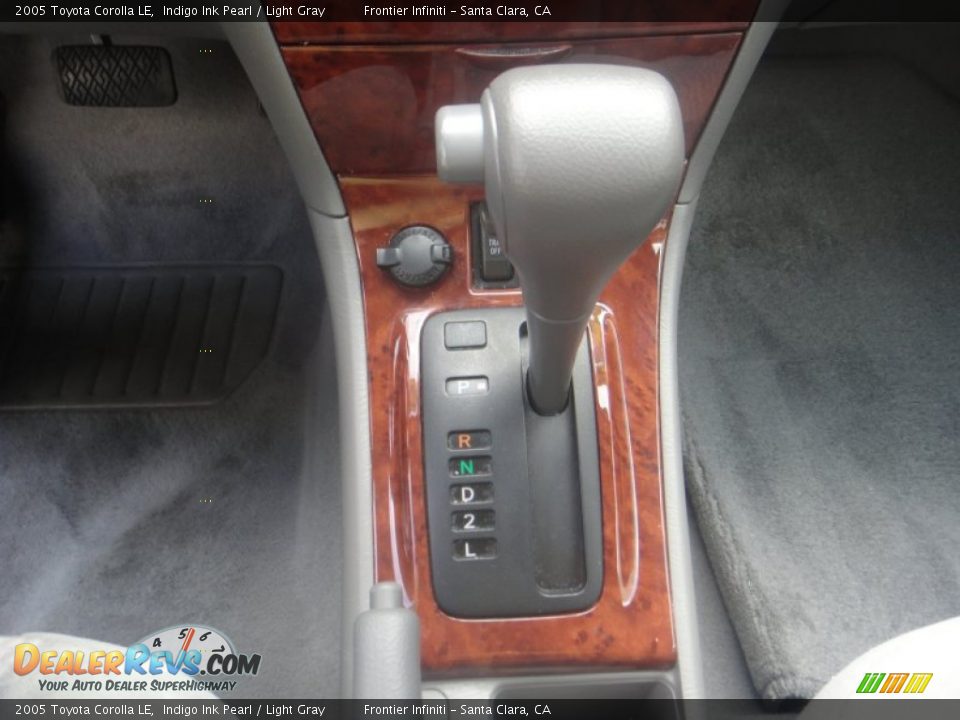 2005 Toyota Corolla LE Indigo Ink Pearl / Light Gray Photo #23