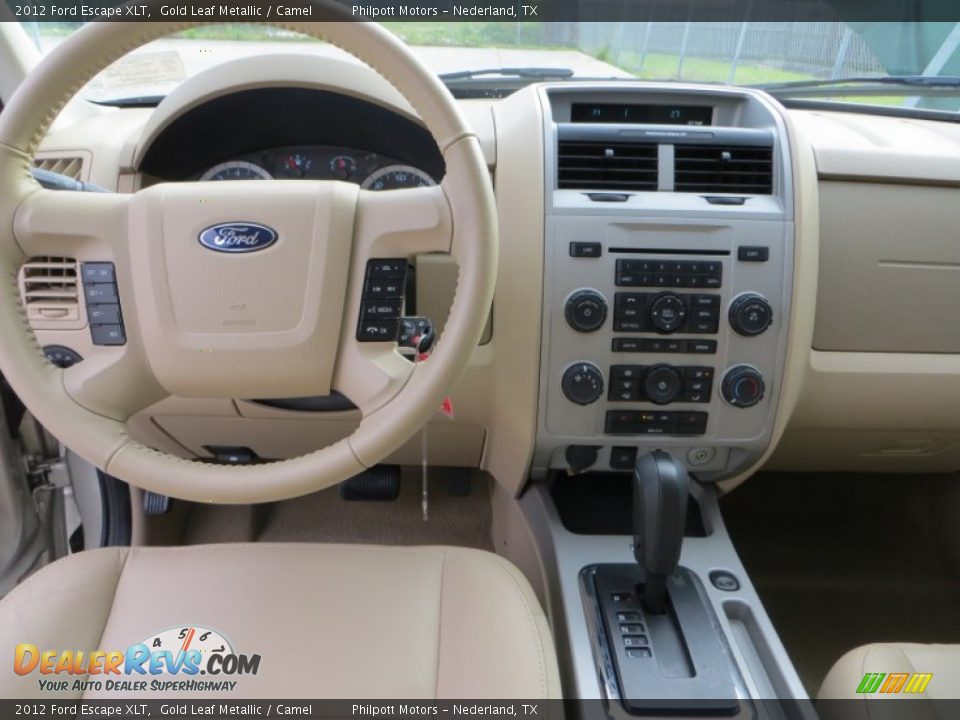 2012 Ford Escape XLT Gold Leaf Metallic / Camel Photo #33