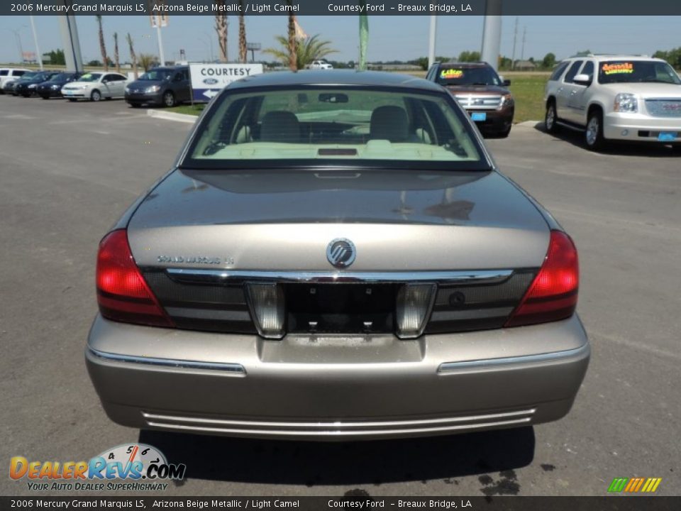 2006 Mercury Grand Marquis LS Arizona Beige Metallic / Light Camel Photo #3