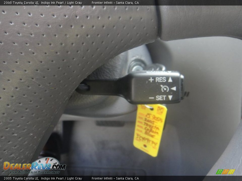 2005 Toyota Corolla LE Indigo Ink Pearl / Light Gray Photo #25