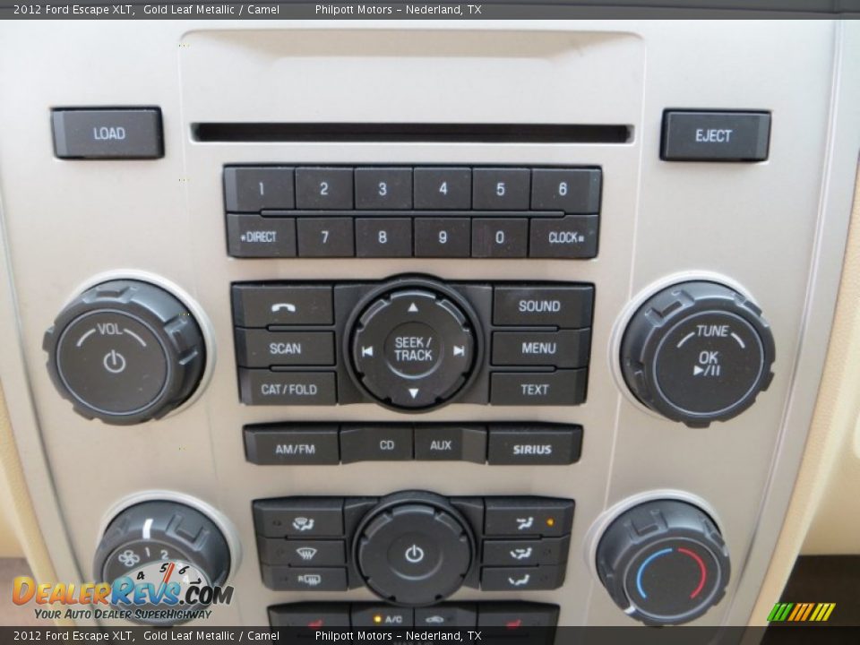 2012 Ford Escape XLT Gold Leaf Metallic / Camel Photo #35