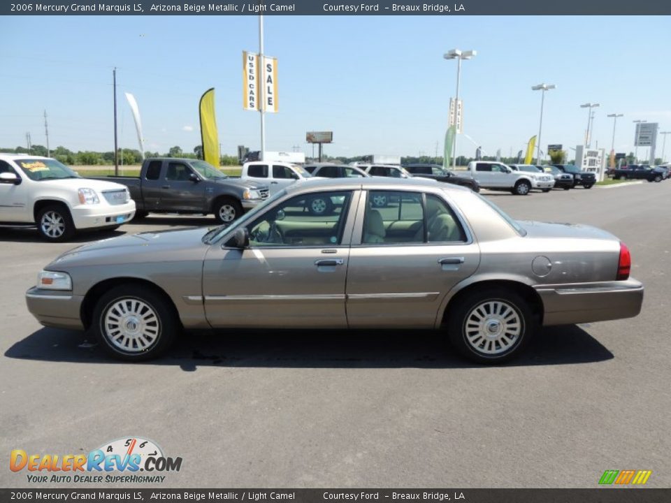 2006 Mercury Grand Marquis LS Arizona Beige Metallic / Light Camel Photo #5