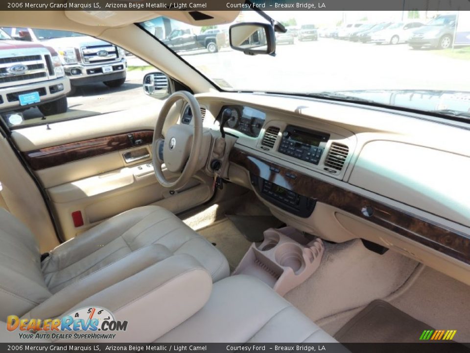 2006 Mercury Grand Marquis LS Arizona Beige Metallic / Light Camel Photo #6