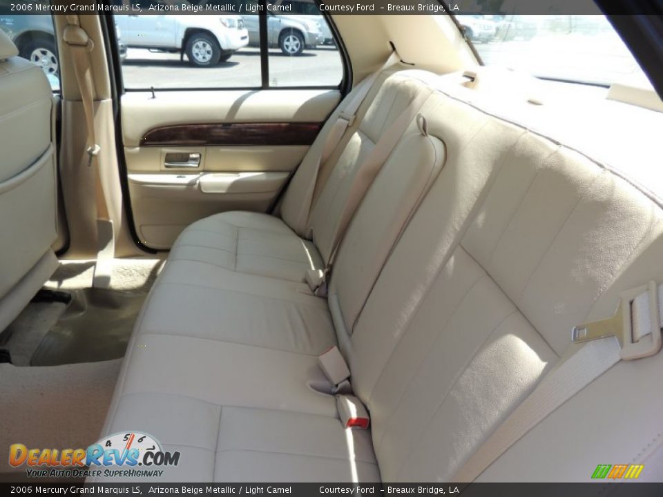 2006 Mercury Grand Marquis LS Arizona Beige Metallic / Light Camel Photo #10