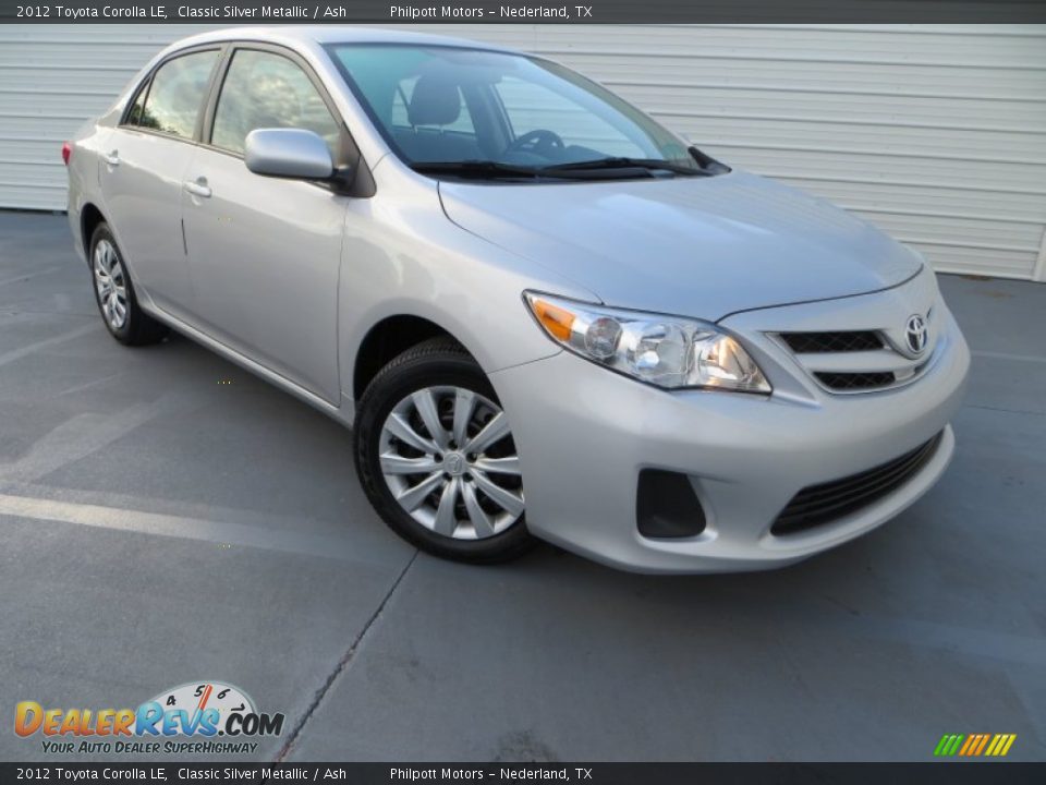 2012 Toyota Corolla LE Classic Silver Metallic / Ash Photo #1