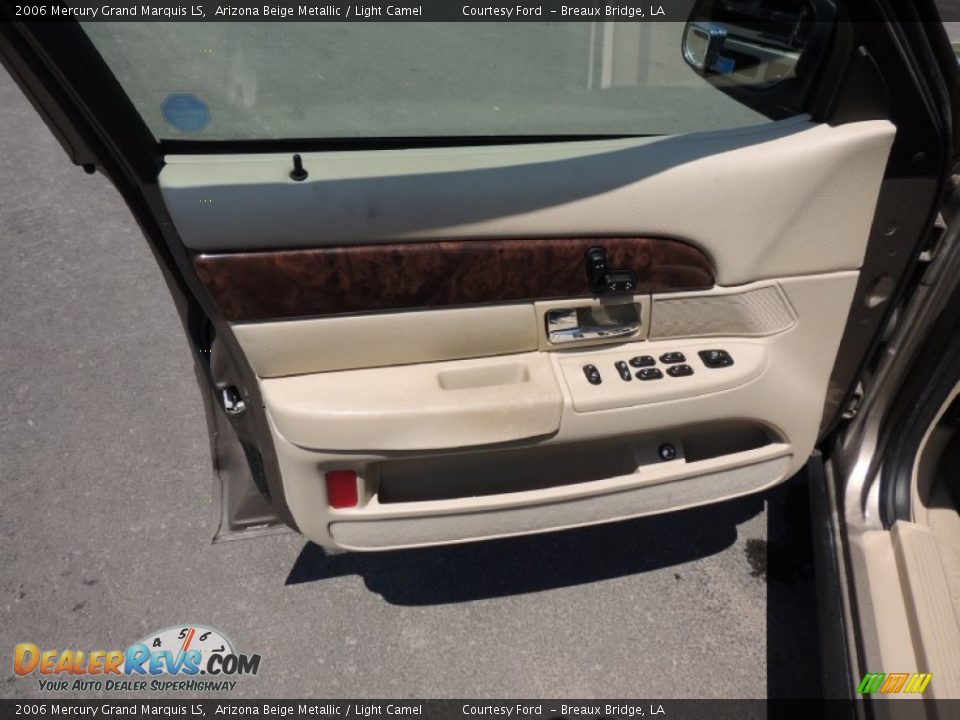 2006 Mercury Grand Marquis LS Arizona Beige Metallic / Light Camel Photo #13