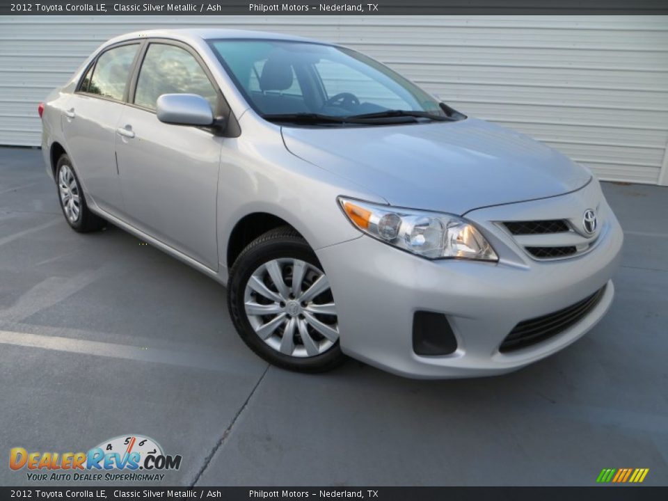 2012 Toyota Corolla LE Classic Silver Metallic / Ash Photo #2