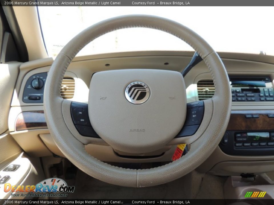 2006 Mercury Grand Marquis LS Arizona Beige Metallic / Light Camel Photo #14