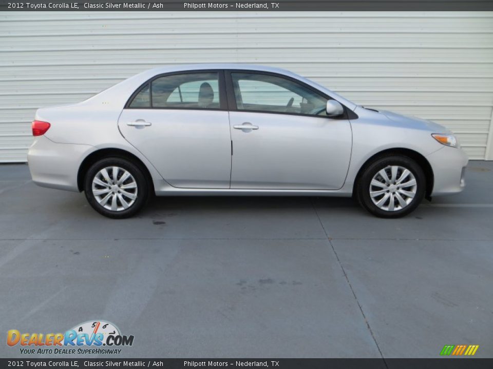 2012 Toyota Corolla LE Classic Silver Metallic / Ash Photo #3