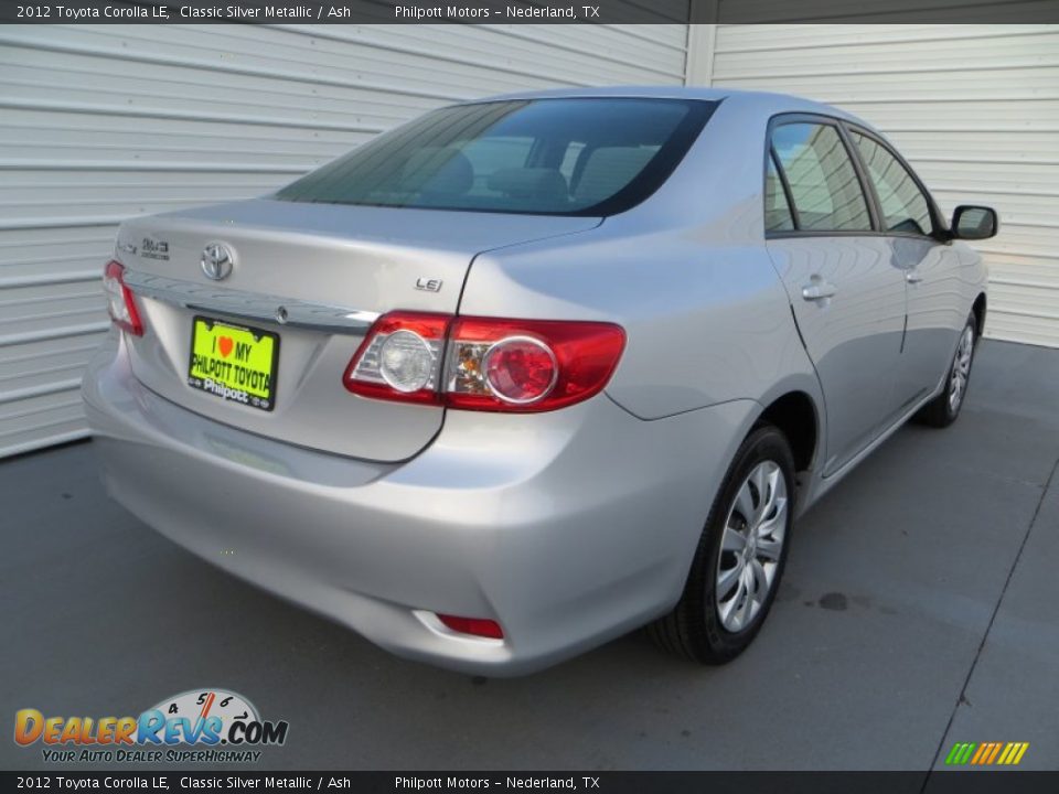 2012 Toyota Corolla LE Classic Silver Metallic / Ash Photo #4