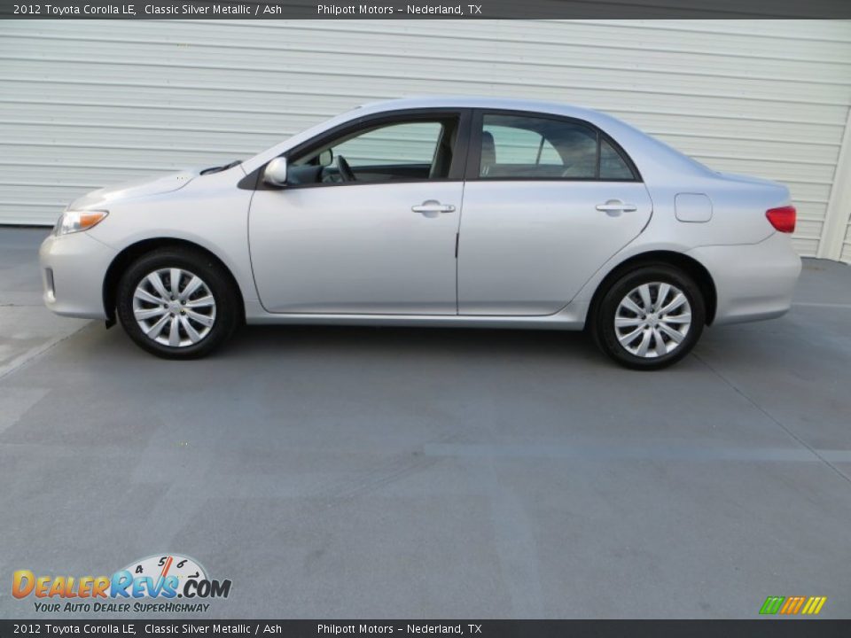 2012 Toyota Corolla LE Classic Silver Metallic / Ash Photo #6