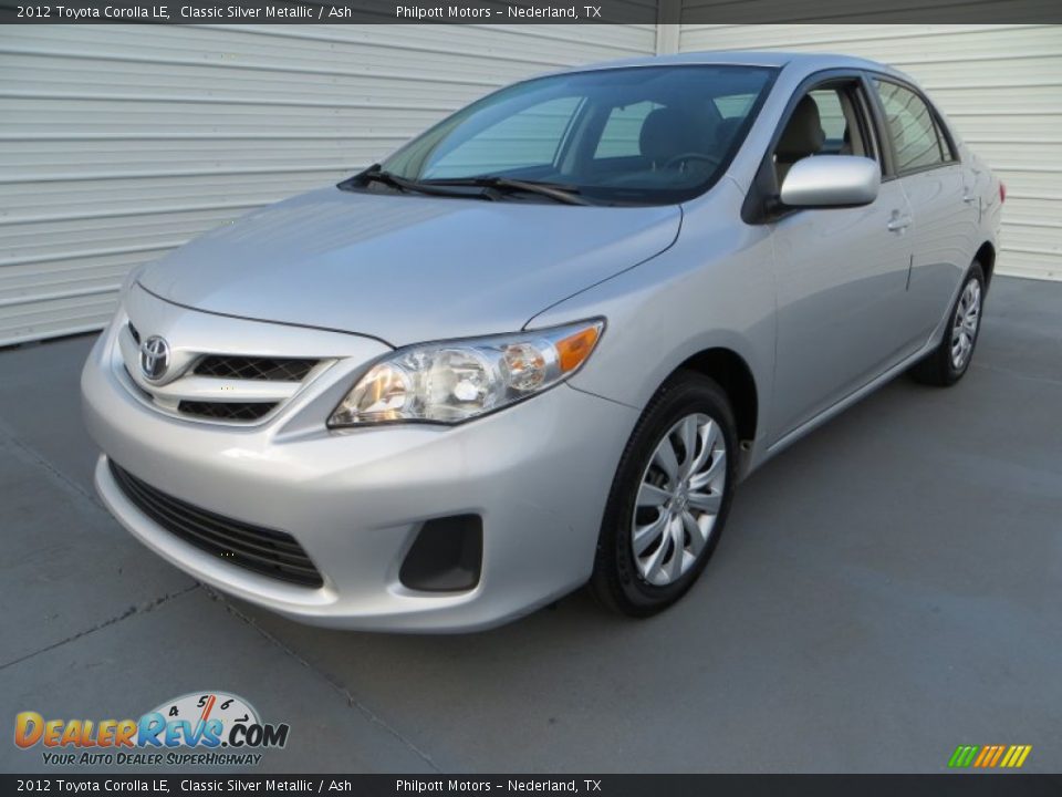2012 Toyota Corolla LE Classic Silver Metallic / Ash Photo #7