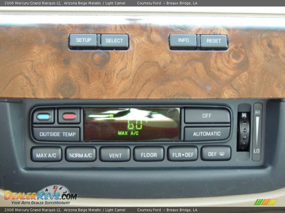 2006 Mercury Grand Marquis LS Arizona Beige Metallic / Light Camel Photo #19