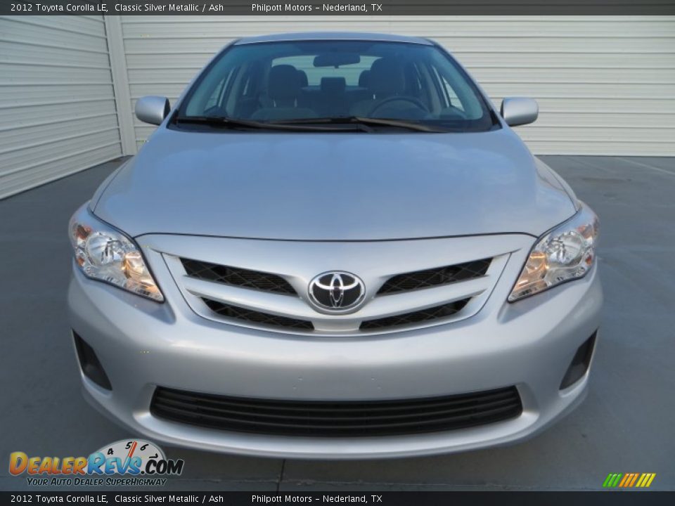2012 Toyota Corolla LE Classic Silver Metallic / Ash Photo #8