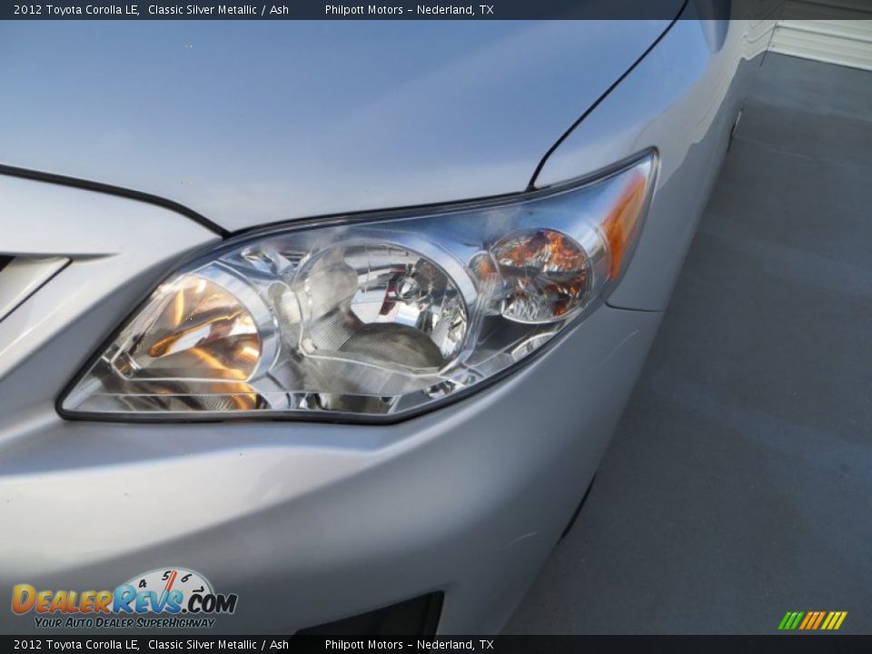 2012 Toyota Corolla LE Classic Silver Metallic / Ash Photo #9