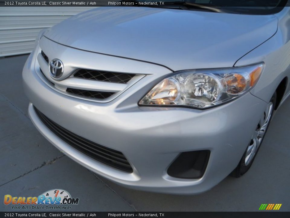 2012 Toyota Corolla LE Classic Silver Metallic / Ash Photo #10