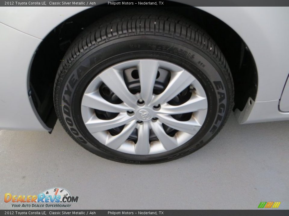 2012 Toyota Corolla LE Classic Silver Metallic / Ash Photo #12