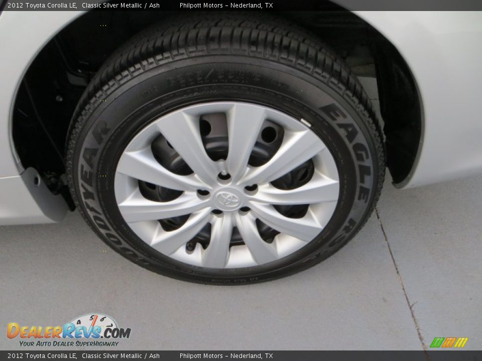 2012 Toyota Corolla LE Classic Silver Metallic / Ash Photo #13