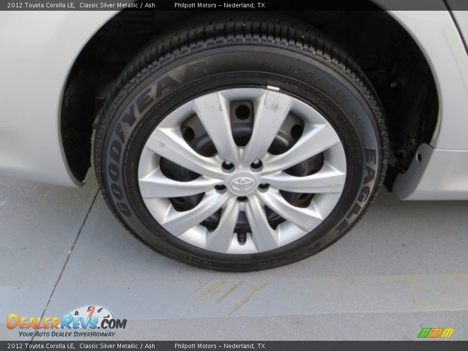 2012 Toyota Corolla LE Classic Silver Metallic / Ash Photo #14