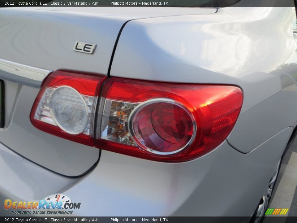 2012 Toyota Corolla LE Classic Silver Metallic / Ash Photo #18