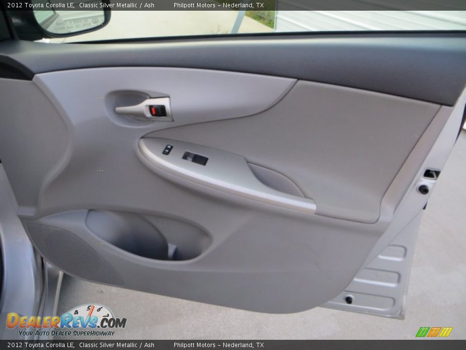 2012 Toyota Corolla LE Classic Silver Metallic / Ash Photo #27