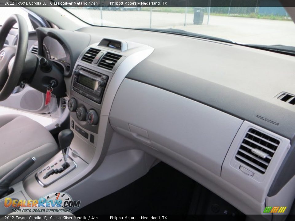 2012 Toyota Corolla LE Classic Silver Metallic / Ash Photo #28