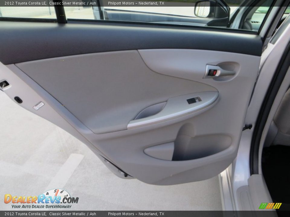 2012 Toyota Corolla LE Classic Silver Metallic / Ash Photo #33