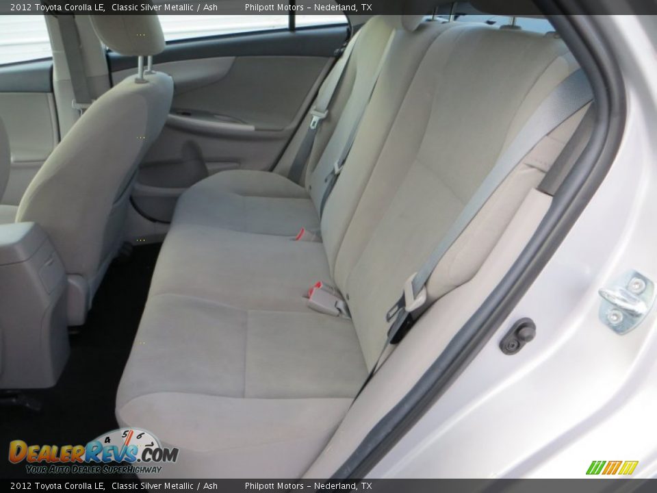 2012 Toyota Corolla LE Classic Silver Metallic / Ash Photo #34