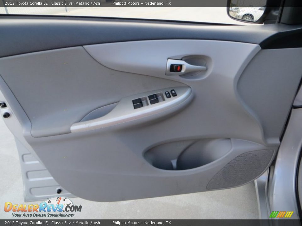 2012 Toyota Corolla LE Classic Silver Metallic / Ash Photo #35