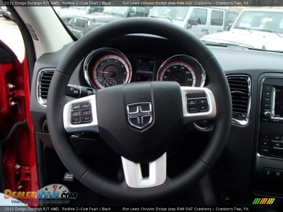 2013 Dodge Durango R/T AWD Steering Wheel Photo #19