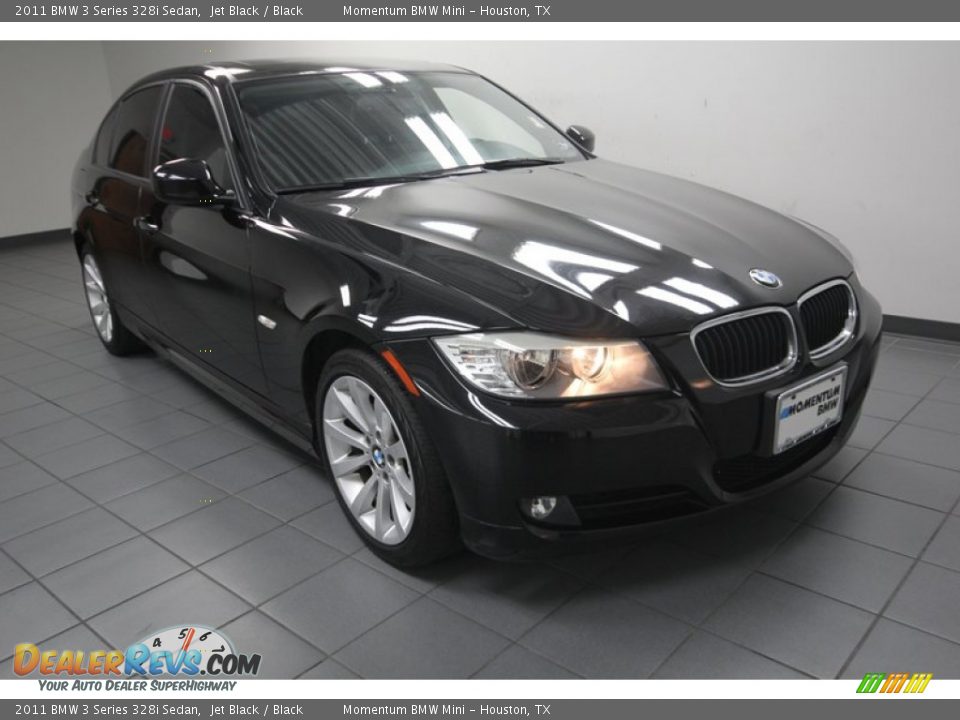2011 BMW 3 Series 328i Sedan Jet Black / Black Photo #1