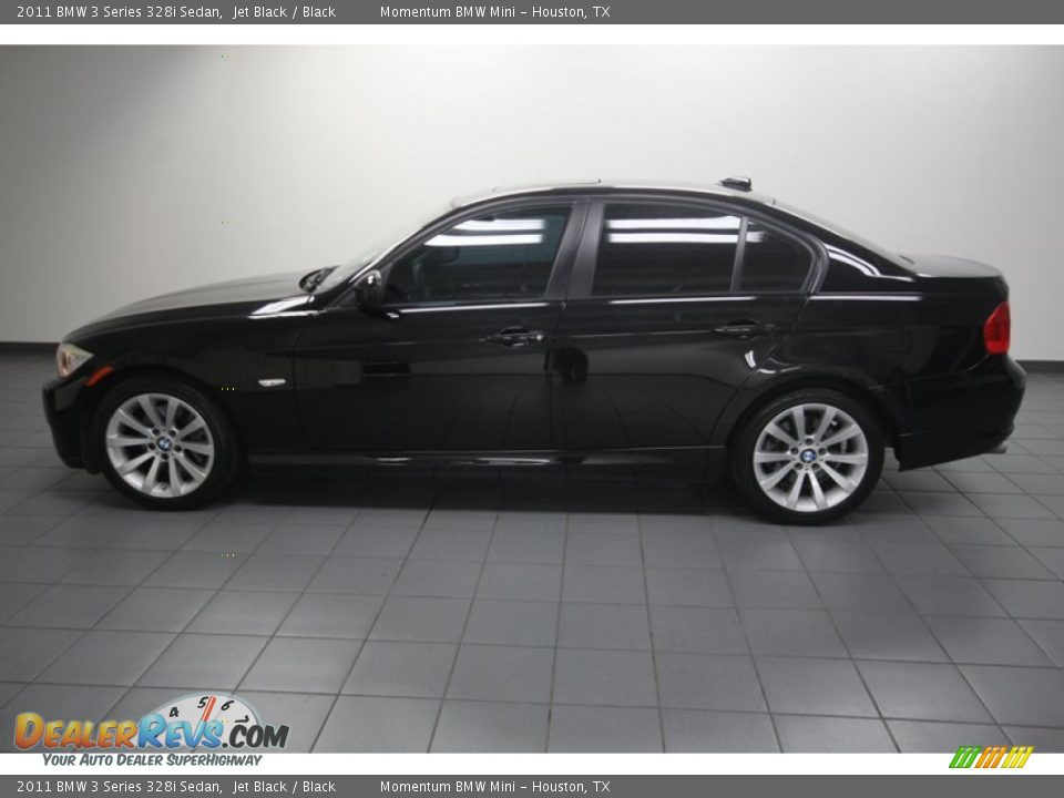 2011 BMW 3 Series 328i Sedan Jet Black / Black Photo #2