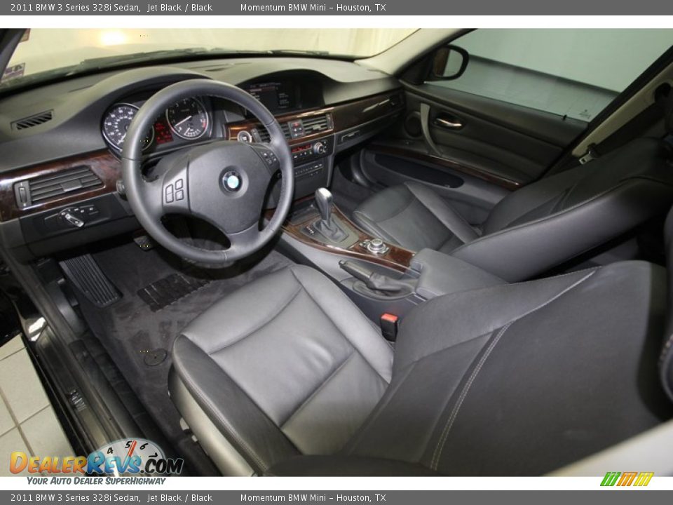 2011 BMW 3 Series 328i Sedan Jet Black / Black Photo #13