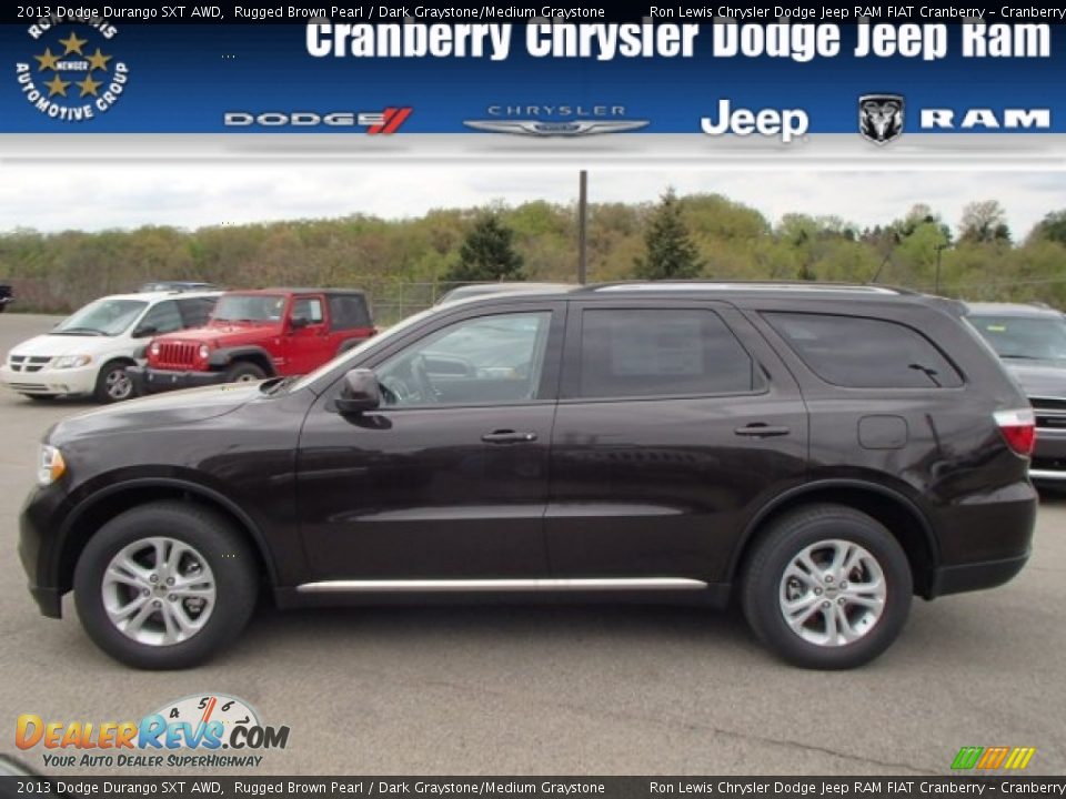 2013 Dodge Durango SXT AWD Rugged Brown Pearl / Dark Graystone/Medium Graystone Photo #1