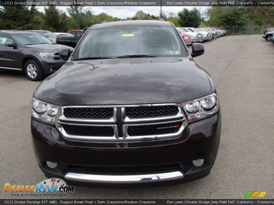 2013 Dodge Durango SXT AWD Rugged Brown Pearl / Dark Graystone/Medium Graystone Photo #3